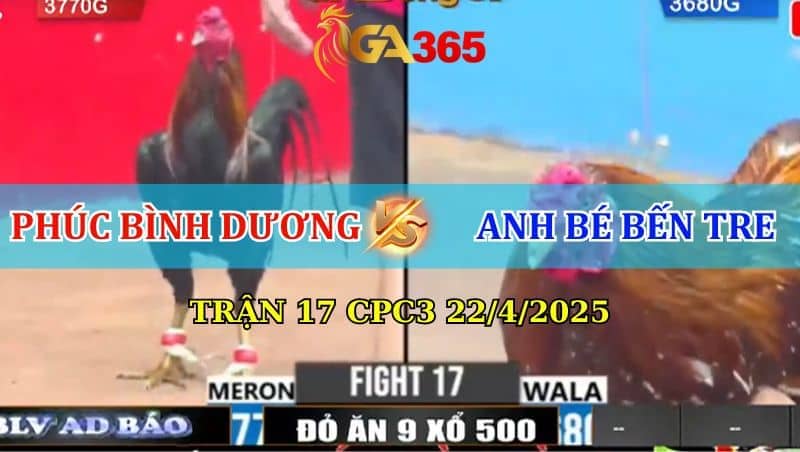 TRẬN 17 CPC3 22/4/2025