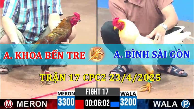 Trận 17 CPC2 23/4/2025