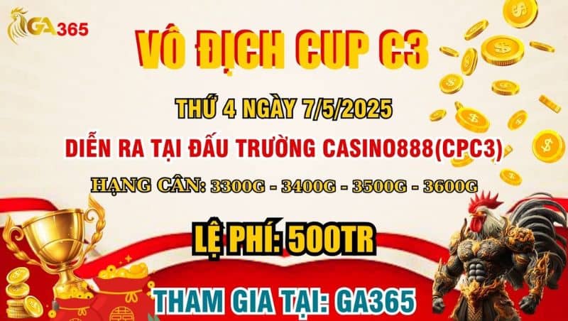 Giải Vô Địch Cup C3 Ngày 7/5/2025