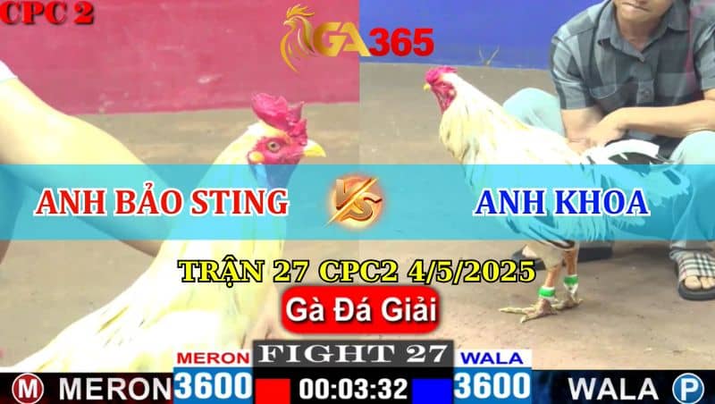 TRẬN 27 CPC2 4/5/2025
