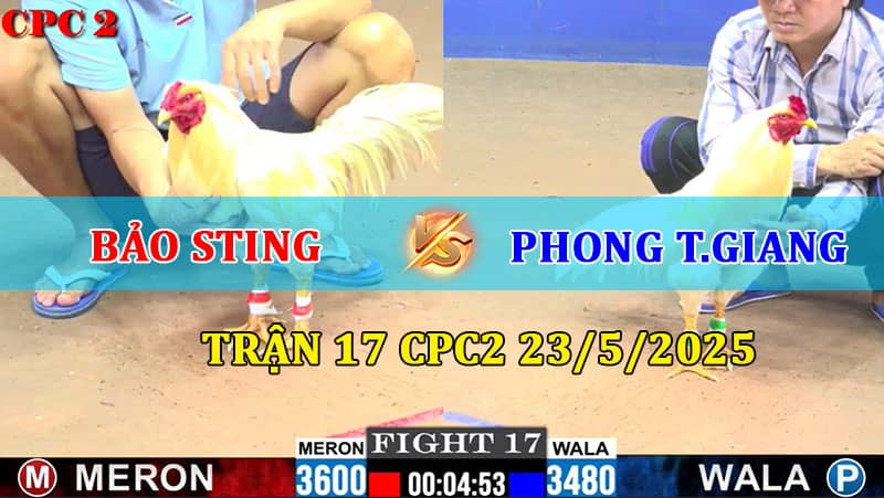 Trận 17 CPC2 23/5/2025