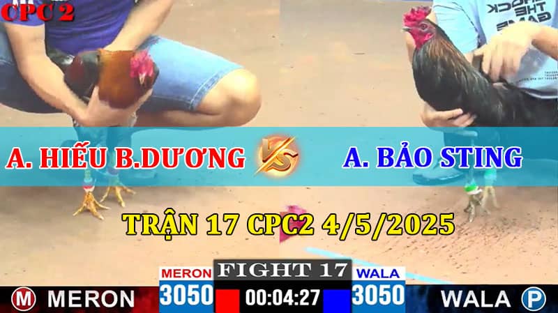 Trận 17 CPC2 4/5/2025