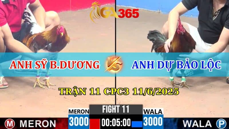 Trận 11 CPC3 Ngày 11/6/2025