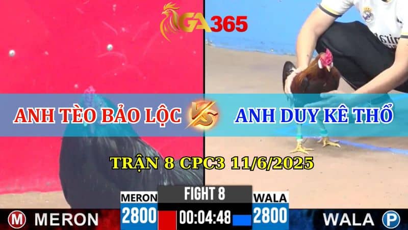 Trận 8 CPC3 Ngày 11/6/2025